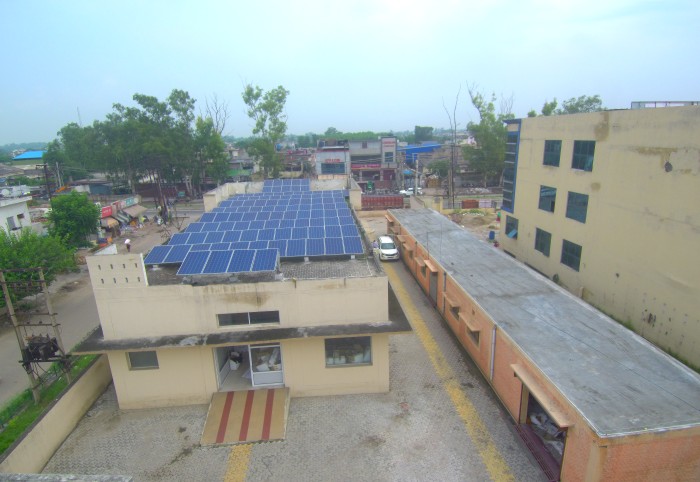80kW Grid Tied Solar Power Plant at Majestic Rubbers, Jalandhar, Punjab