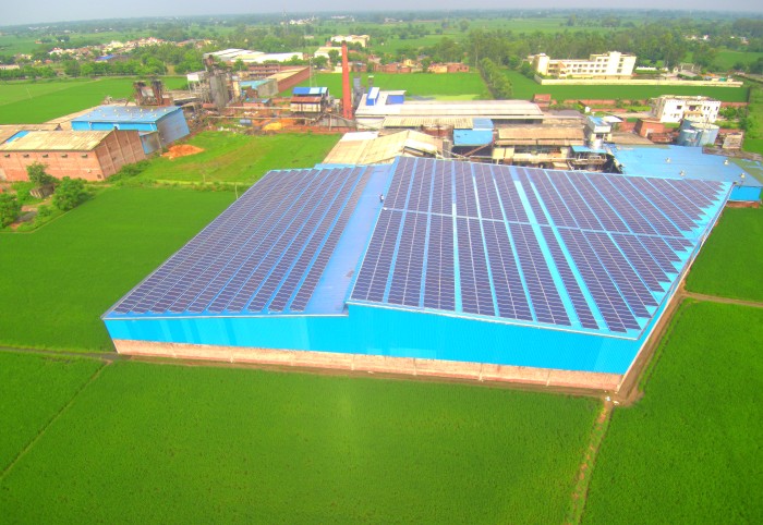 700kW Solar Power Plant at Krishna Rice Mill, Kapurthala, Punjab